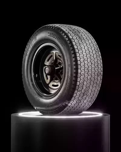 Dunlop 271 CR65 600L 15 R7 Revamped 3D model