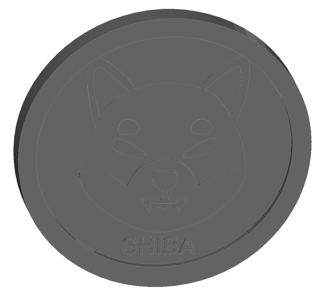 SHIB - SHIBA - Shiba Inu - Crypto Coin 3D Model - SHIBarmy 3D print model_1