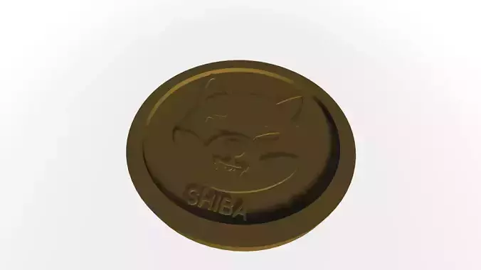 SHIB - SHIBA - Shiba Inu - Crypto Coin 3D Model - SHIBarmy 3D print model
