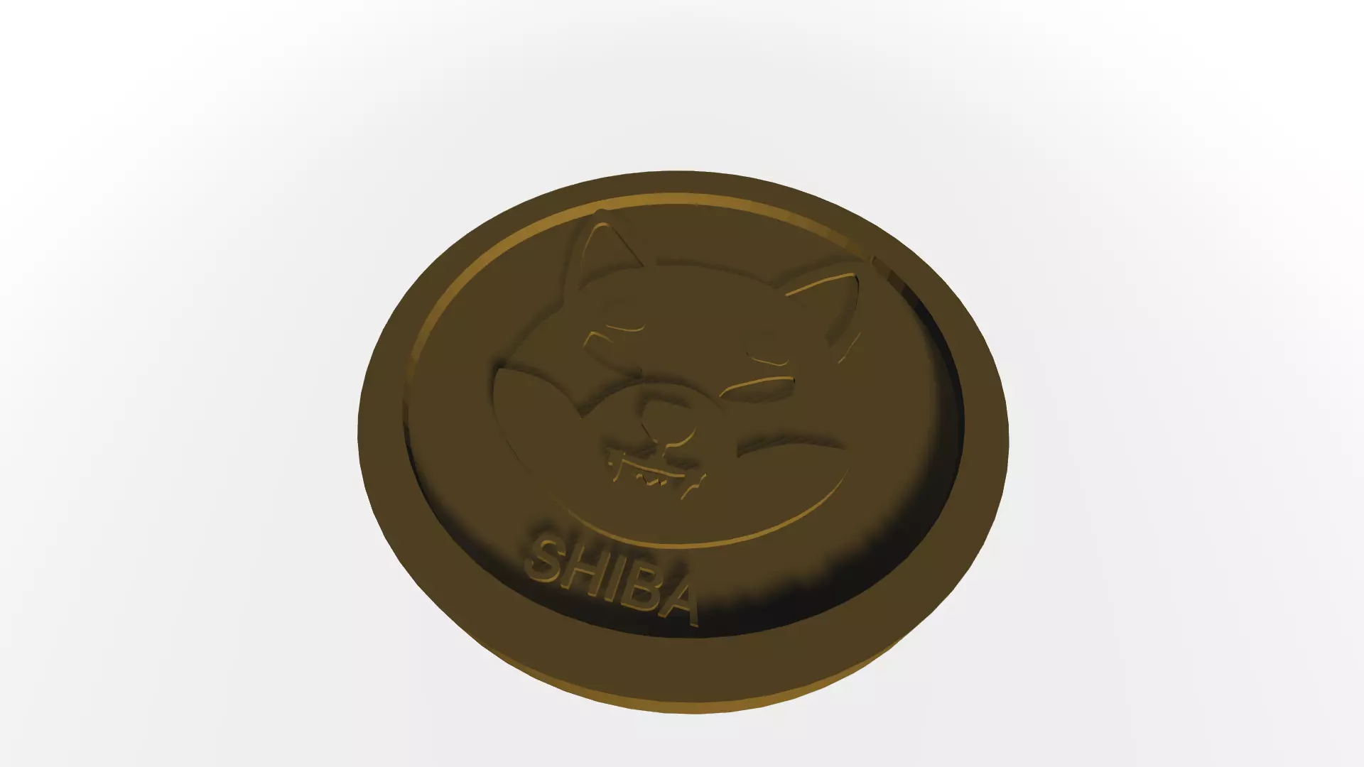 SHIB - SHIBA - Shiba Inu - Crypto Coin 3D Model - SHIBarmy 3D print model_0