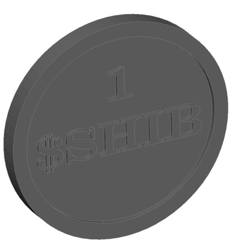 SHIB - SHIBA - Shiba Inu - Crypto Coin 3D Model - SHIBarmy 3D print model_2