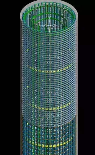 Parametric pile rebar cage