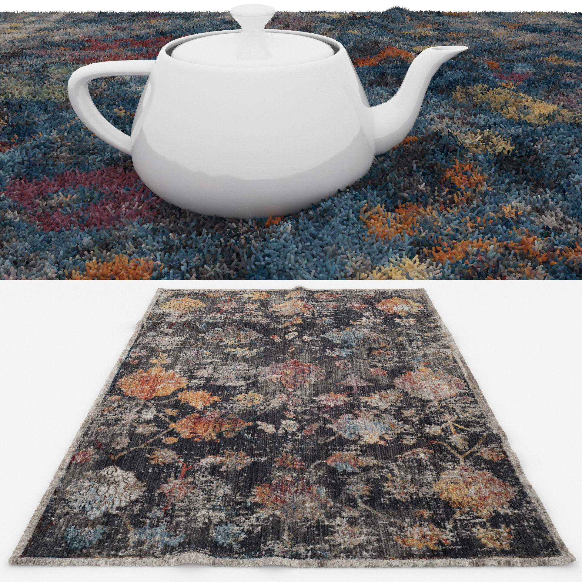 Rugs No 468 Low-poly 3D model_1