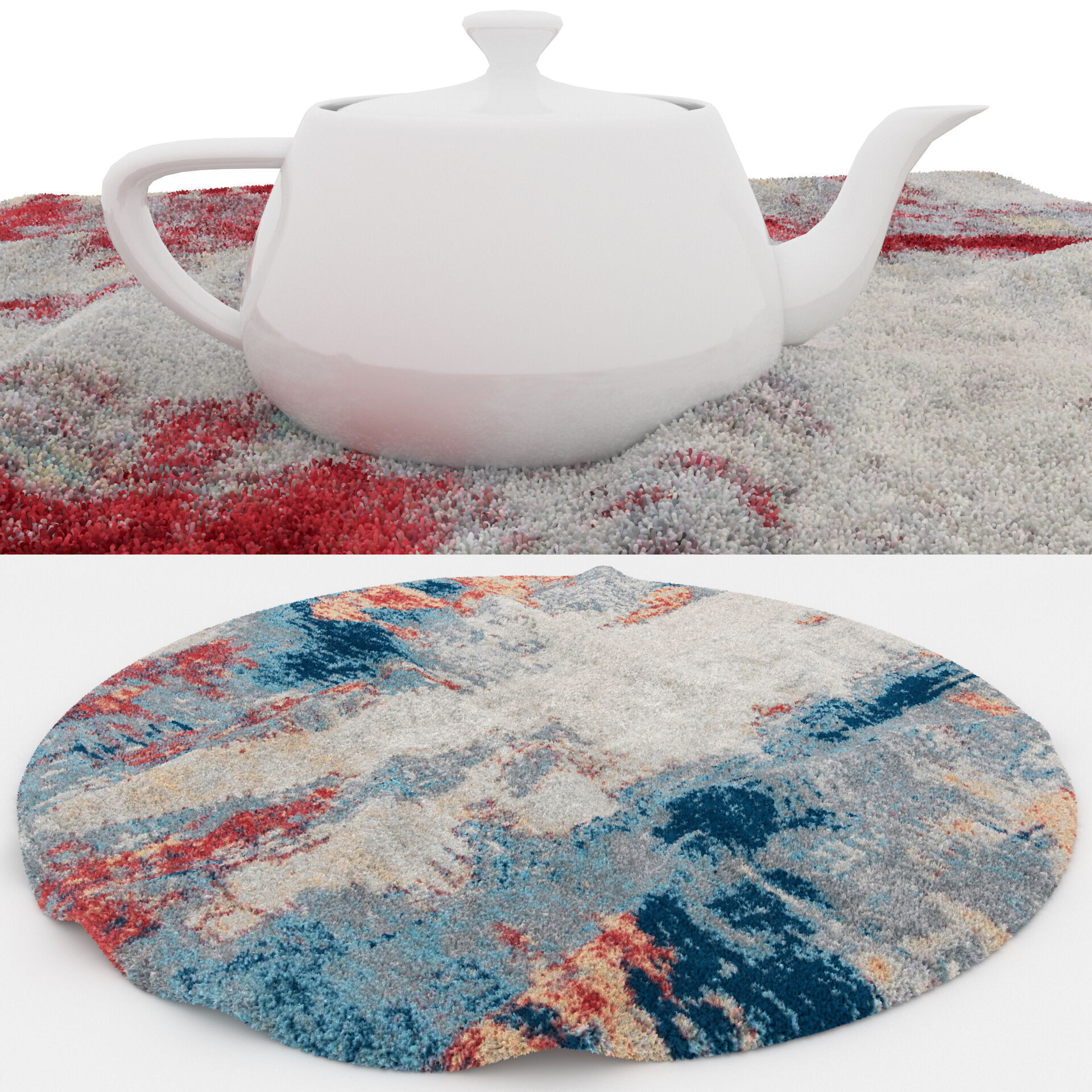 Rugs No 470 Low-poly 3D model_1