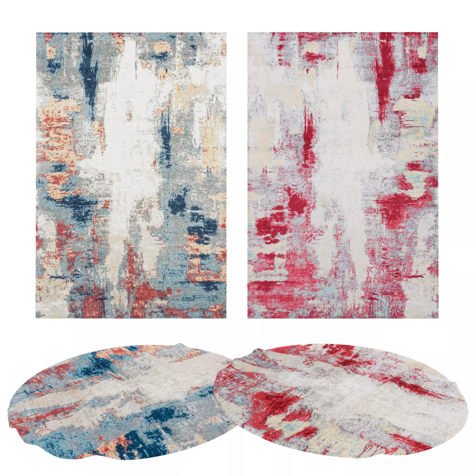 Rugs No 470 Low-poly 3D model_0