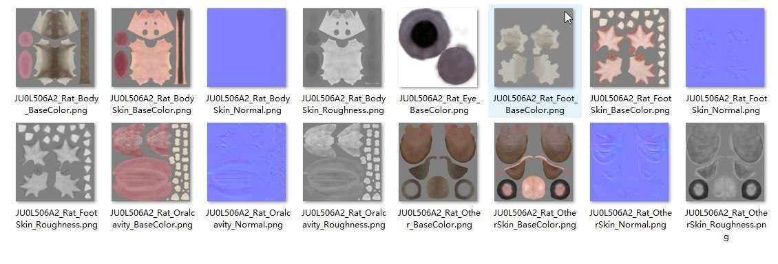 Rat Mouse Animated  VFX Grace 3D model_24