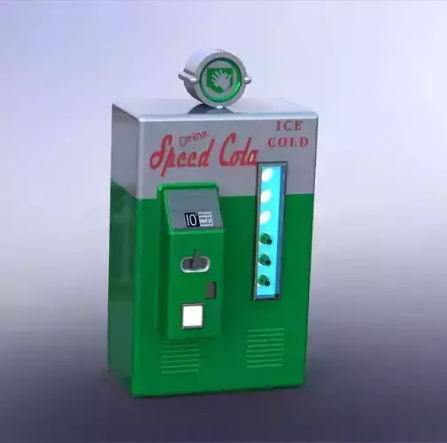 Zombies Speed Cola Perk Machine 3D model