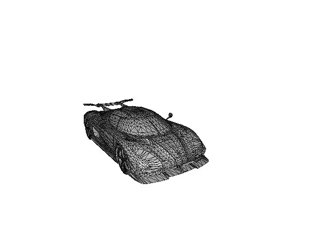 carkoenis koenigsegg sports car Low-poly 3D model