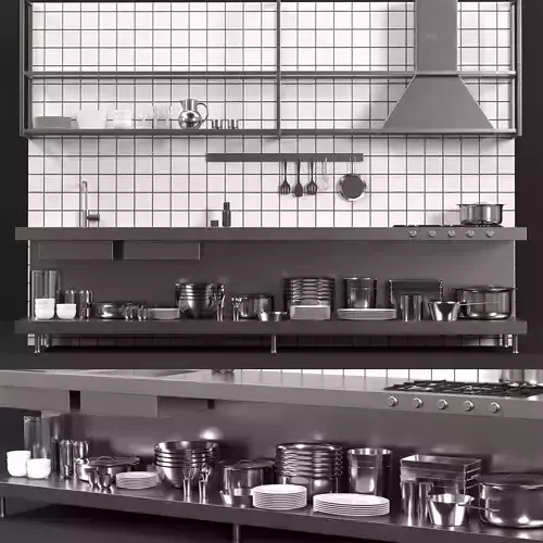Kitchen Equipment 3D model