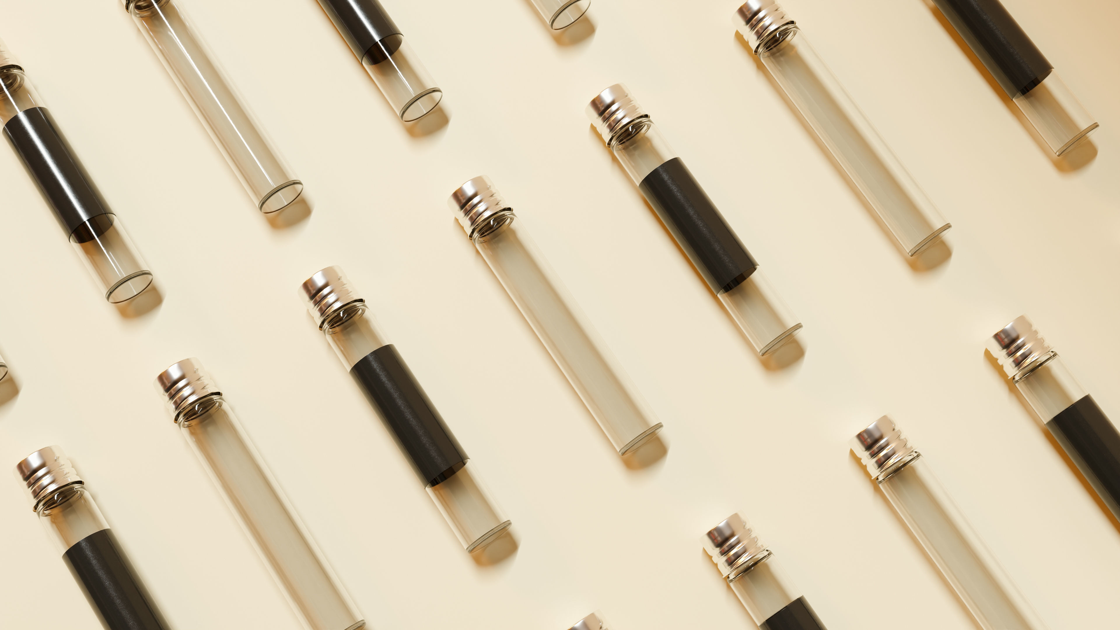 Glass Tube Packaging 3D model CGTrader