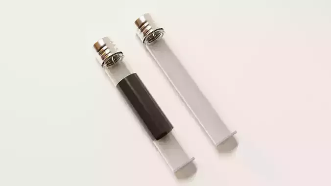 Glass Tube Packaging 3D model