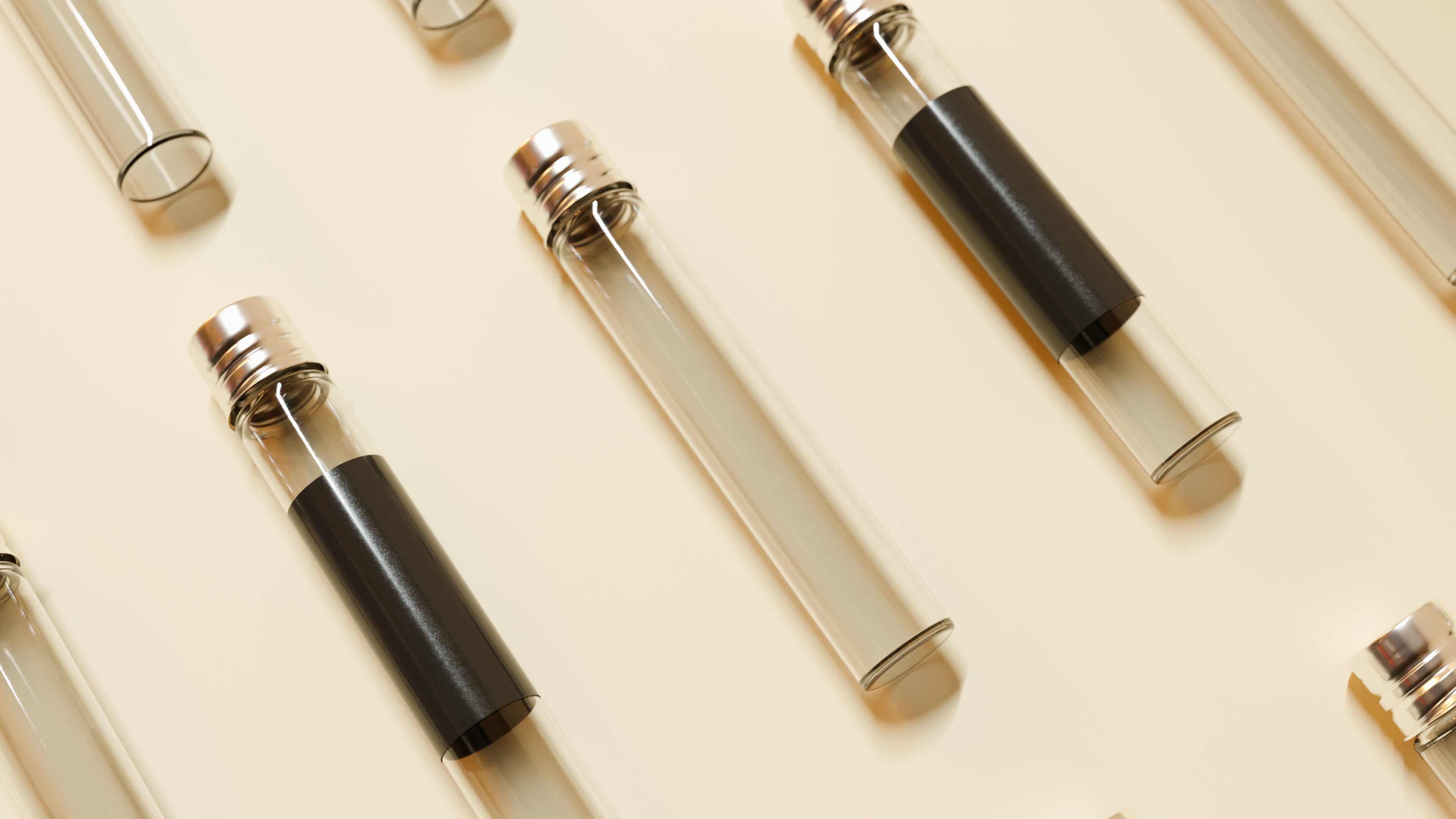 Glass Tube Packaging 3D model CGTrader