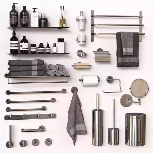 Bathroom Accessories 31 3D model