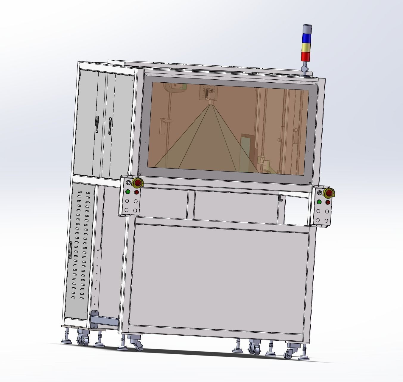 Battery laser welding machine production line   3D model_19
