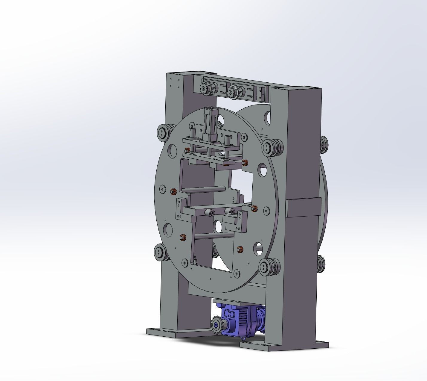 Battery laser welding machine production line   3D model_31