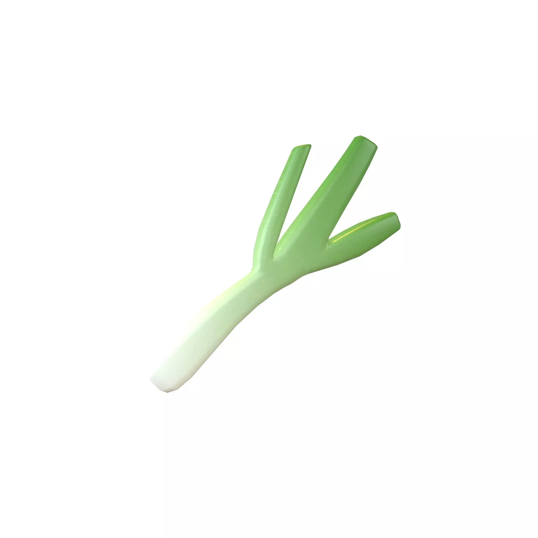 Green Onion v1 001 Low-poly 3D model_0