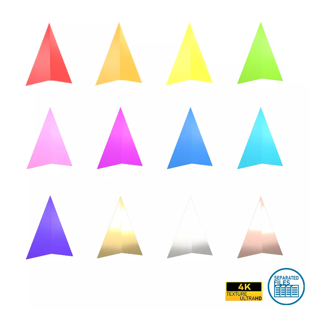 Arrow V2 Pack 01 Low-poly 3D model_0