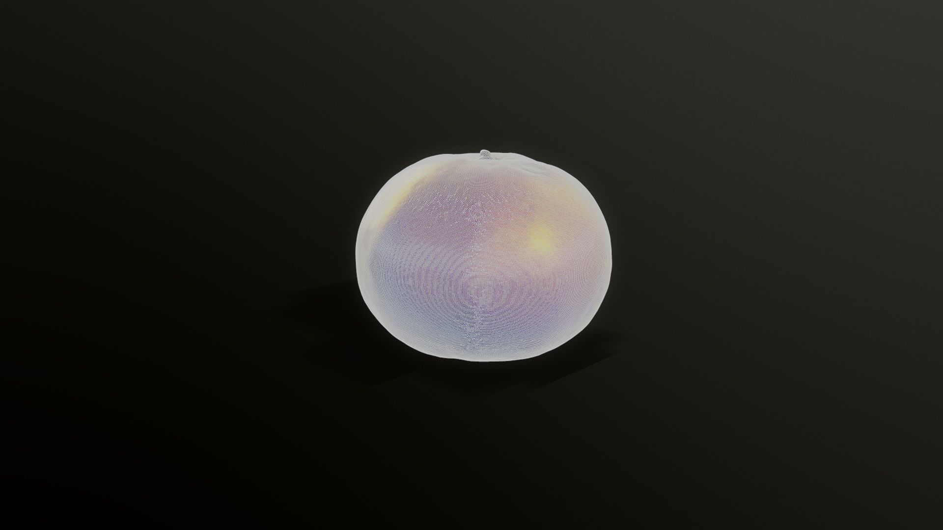 3D Scan Mandarin Low-poly 3D model_3