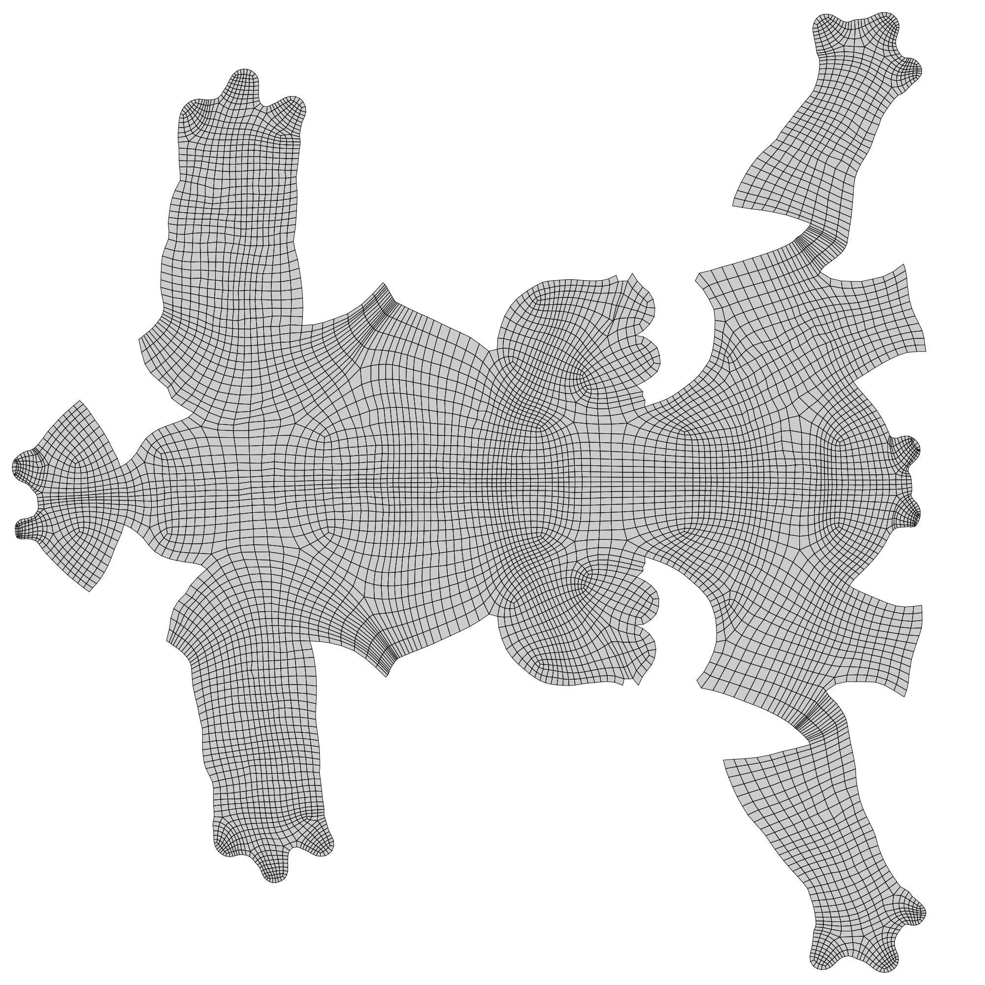 Stone Golem with Quads Mesh Topology 3D model_21