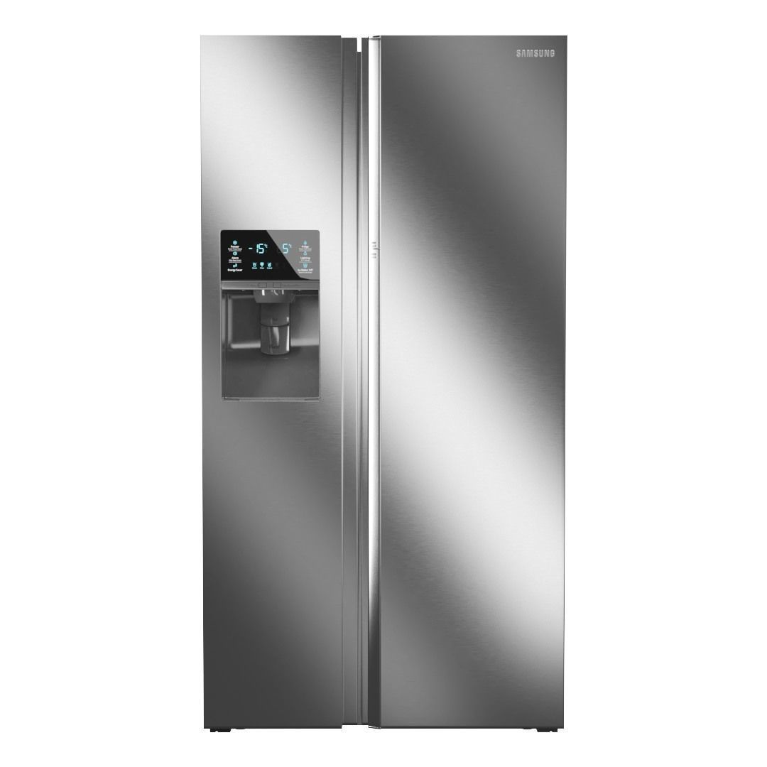 Modern fridge Samsung SideBySide RH22H9010SR 3D model CGTrader