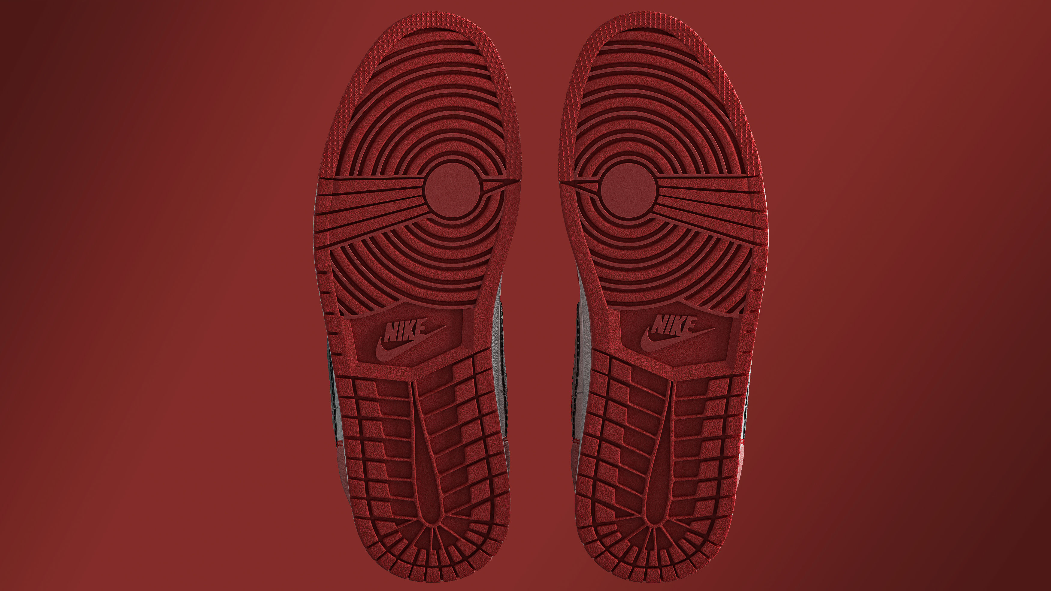 Nike Jordan 3D model_7