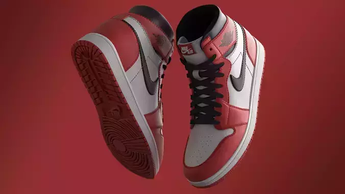 Nike Jordan 3D model