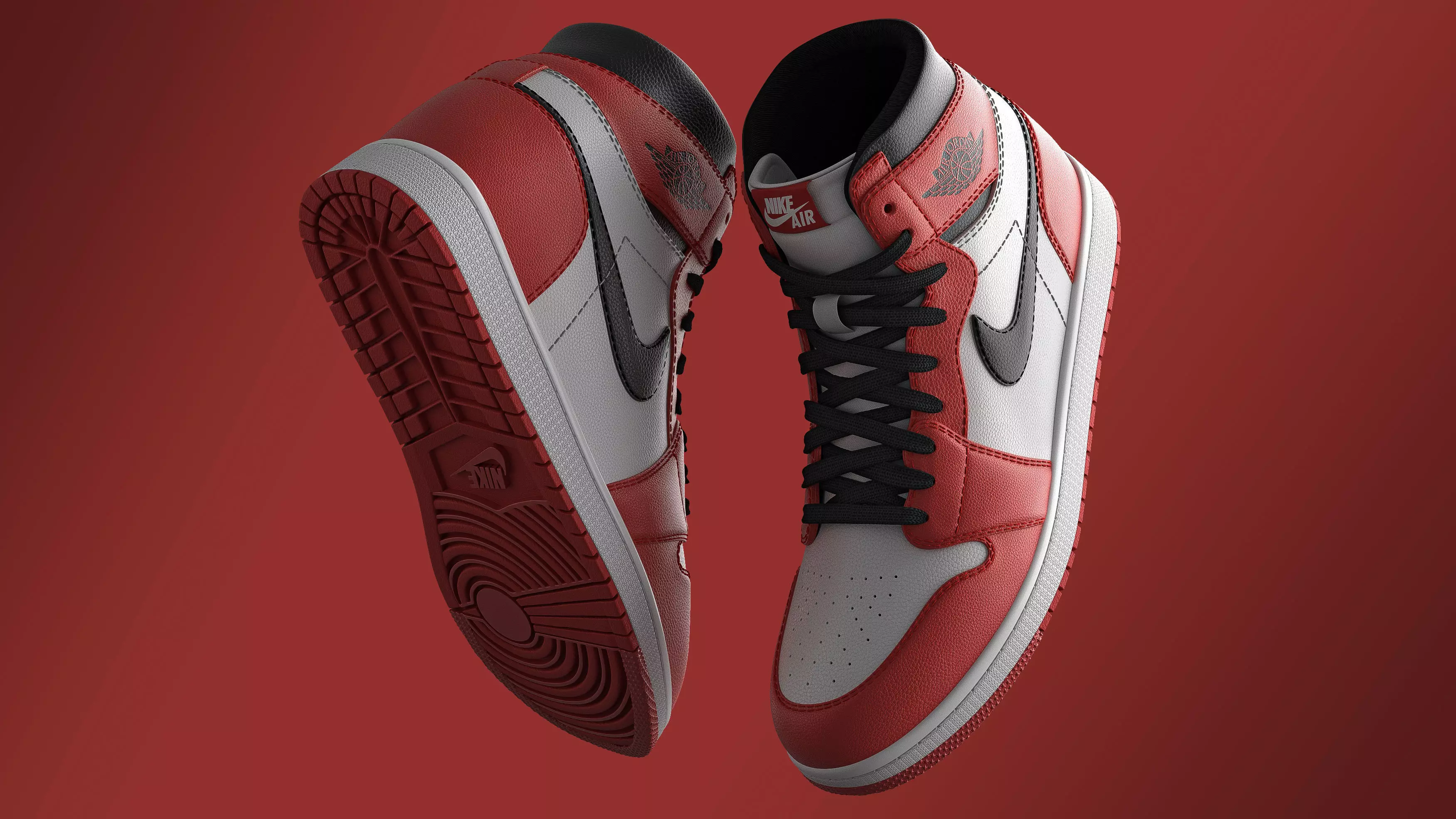 Nike Jordan 3D model_0