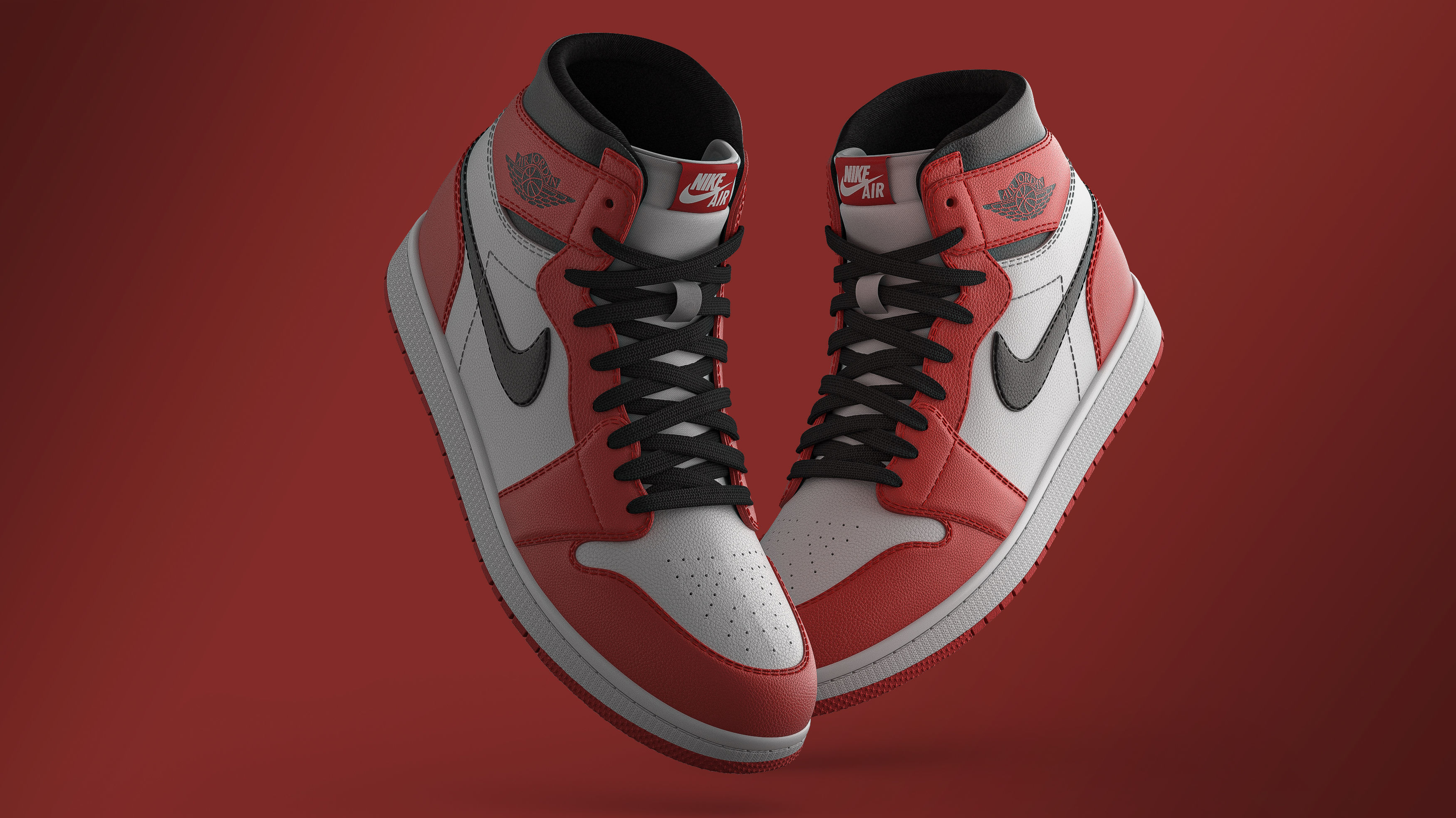 Nike Jordan 3D model_6