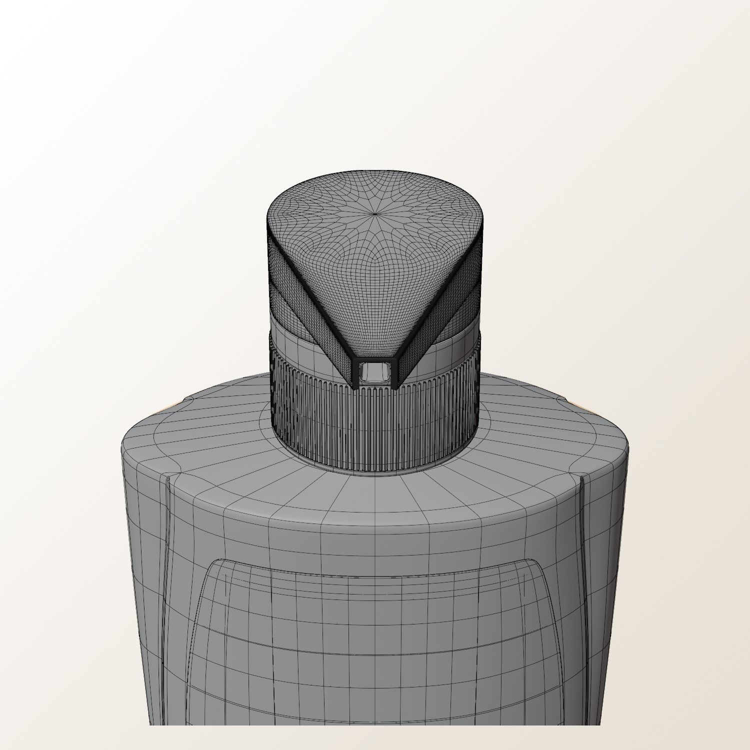 Loreal Shampoo Bump Bottle 450ml Packaging Mockup 3D model_12