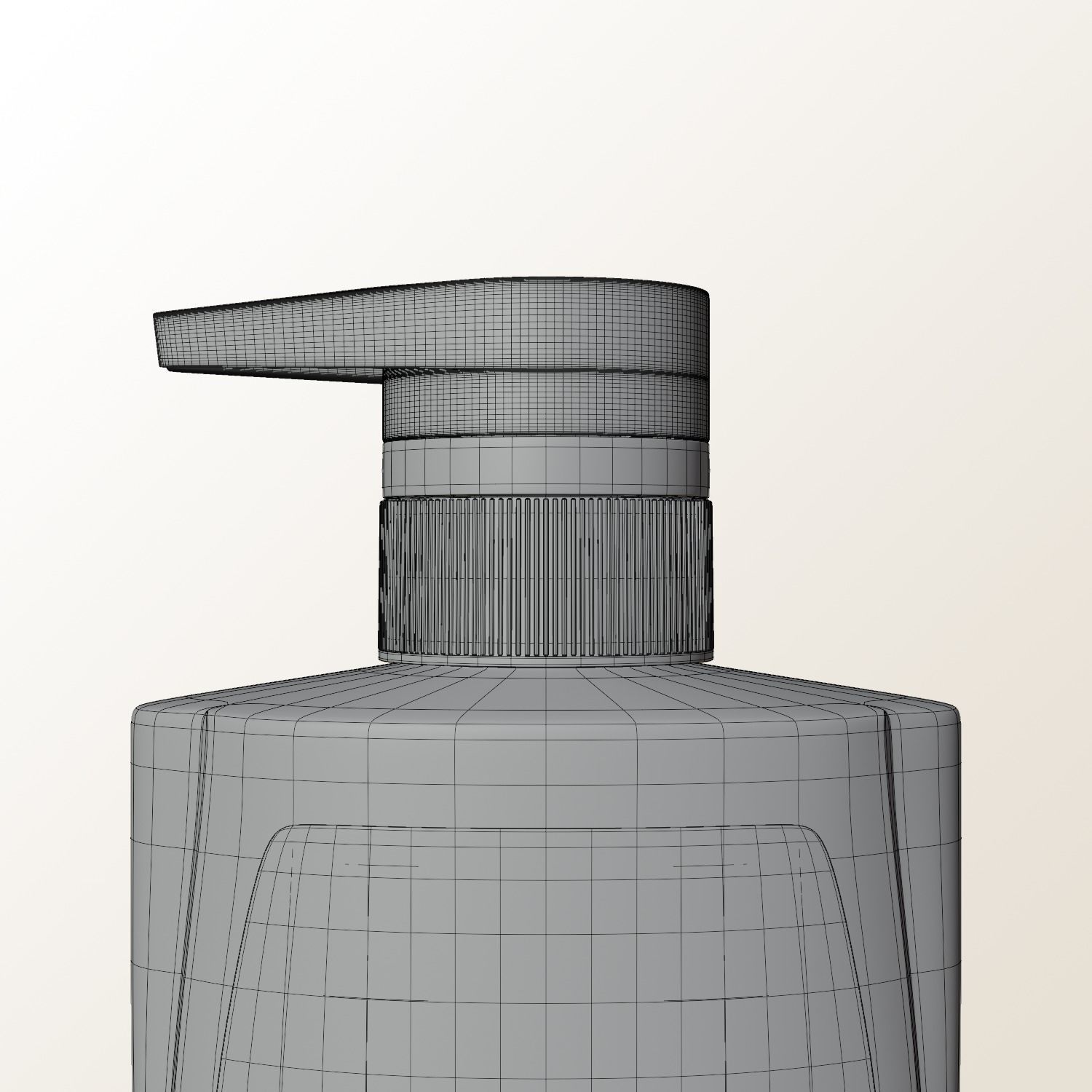 Loreal Shampoo Bump Bottle 450ml Packaging Mockup 3D model_7