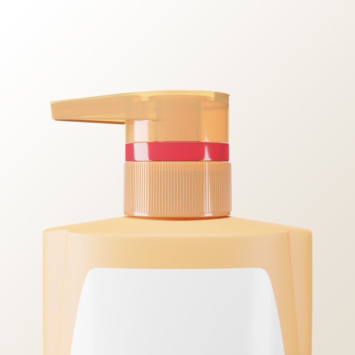 Loreal Shampoo Bump Bottle 450ml Packaging Mockup 3D model_2