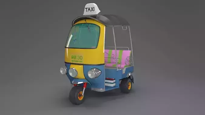 Little Thai Tuk Tuk 3D model
