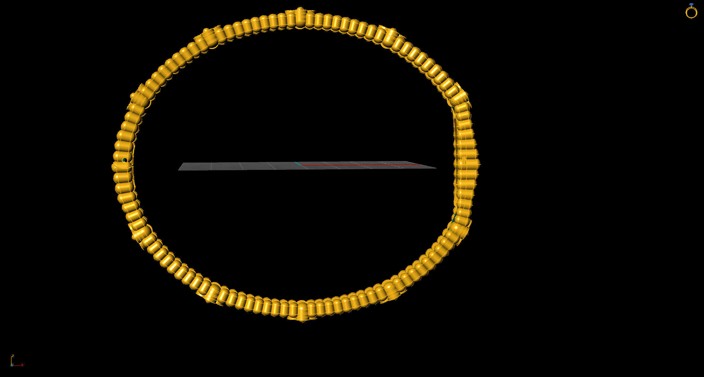 Van clif bracelet 3D print model_4