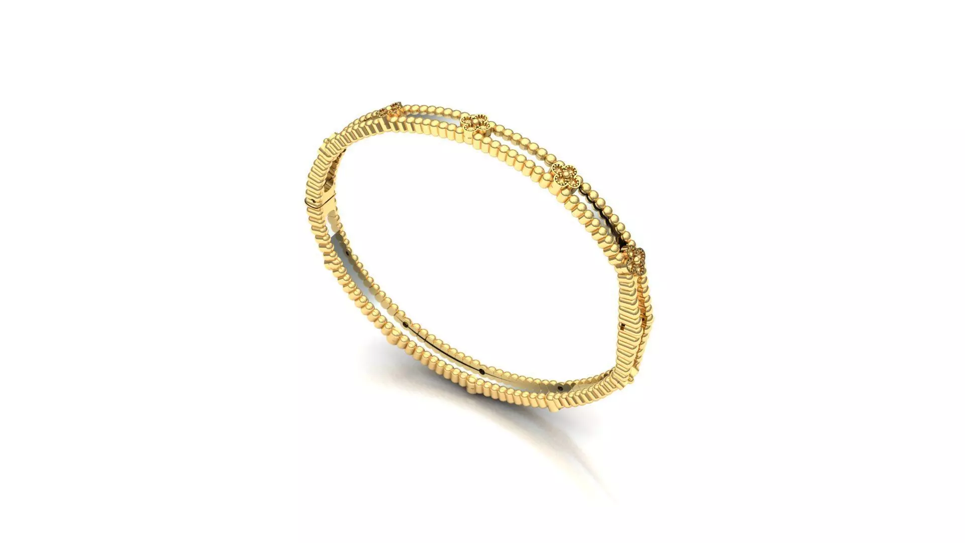 Van clif bracelet 3D print model_0