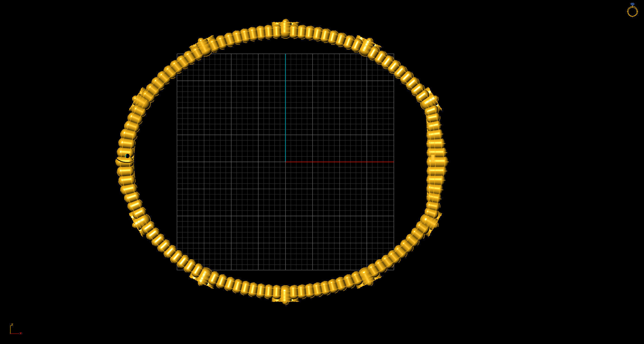 Van clif bracelet 3D print model_1