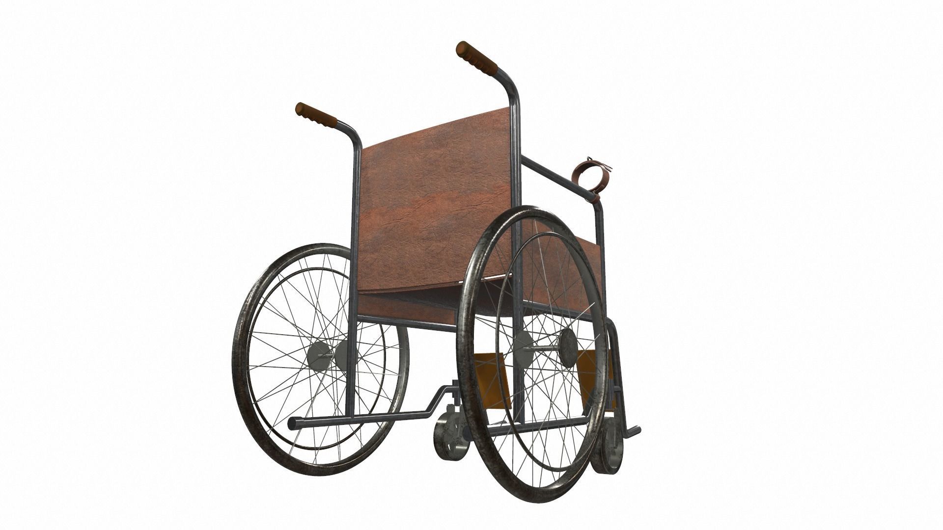 Wheelchairs wheelchair with seat 3D Model Collection_11