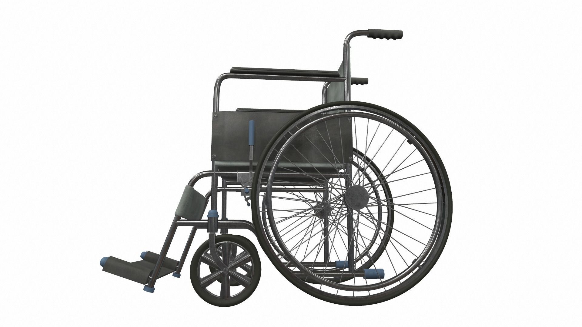 Wheelchairs wheelchair with seat 3D Model Collection_12