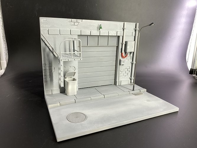 Street scene  3D print model