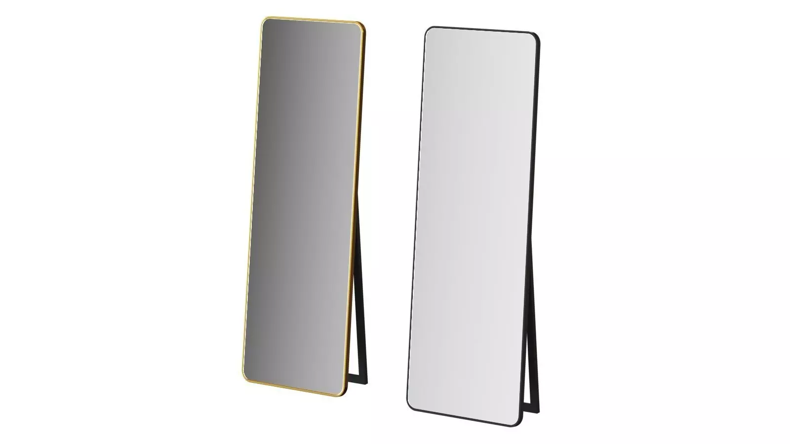 Racetrack Leaner Mirror by Clear Home Design 3D model