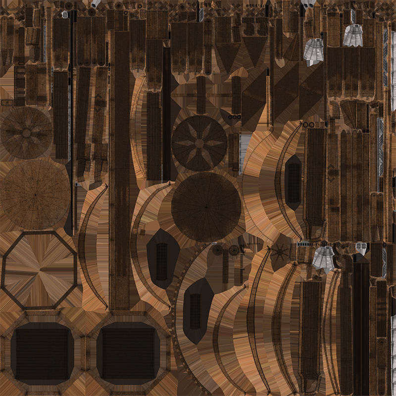 Ballista Weapon -  Arrow Shooter Low-poly 3D model_5