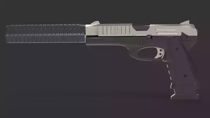 Pistol Gun weapon of handgun