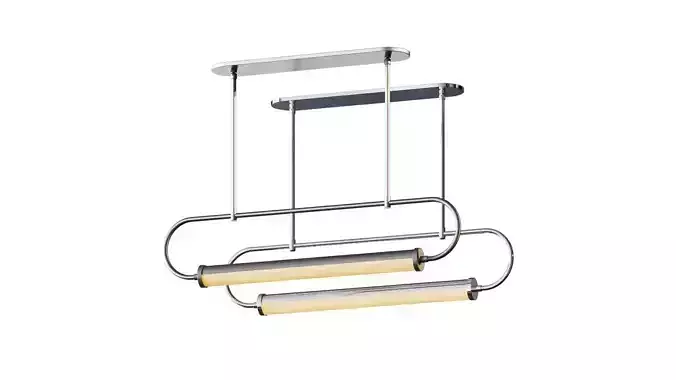 Bauhaus Revisited Rohr Pendant by Sonneman 3D model