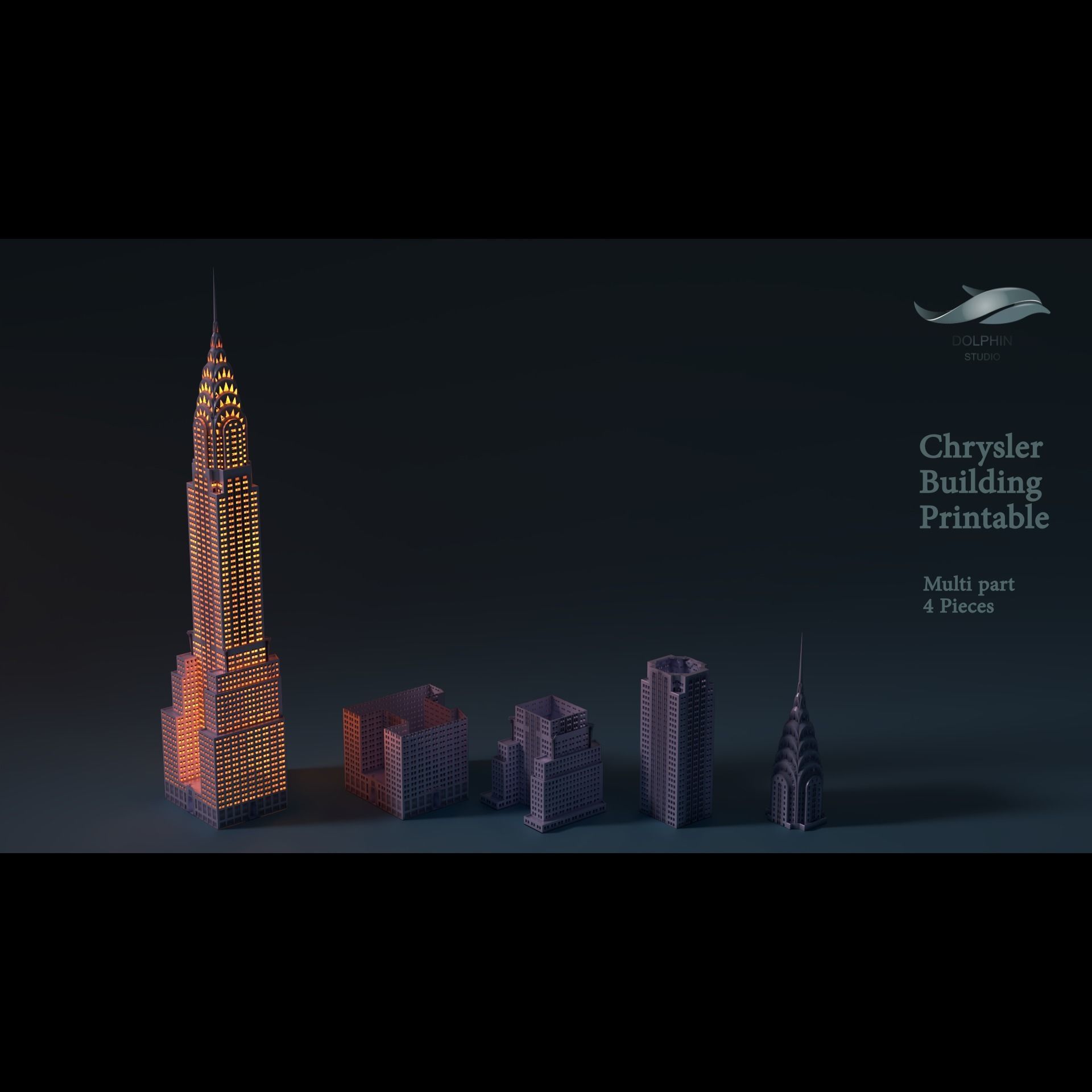 Chrysler Building 3D print model_1
