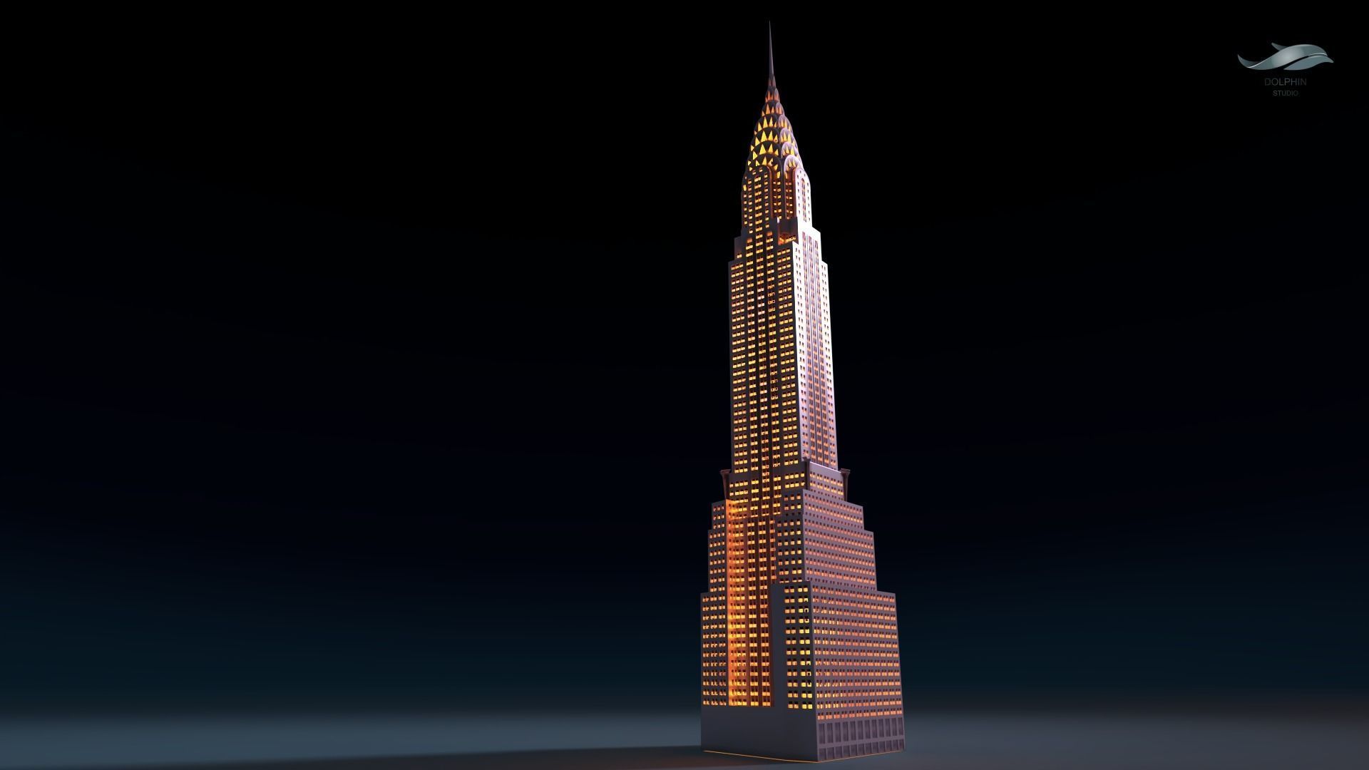 Chrysler Building 3D print model_2