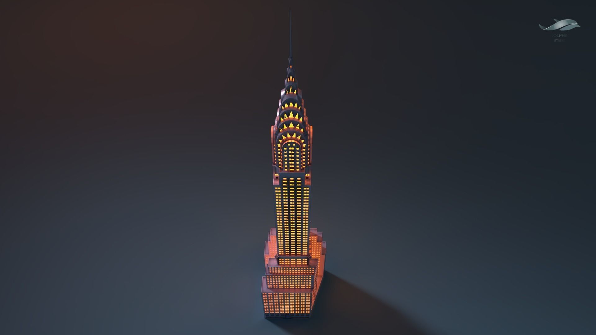 Chrysler Building 3D print model_5