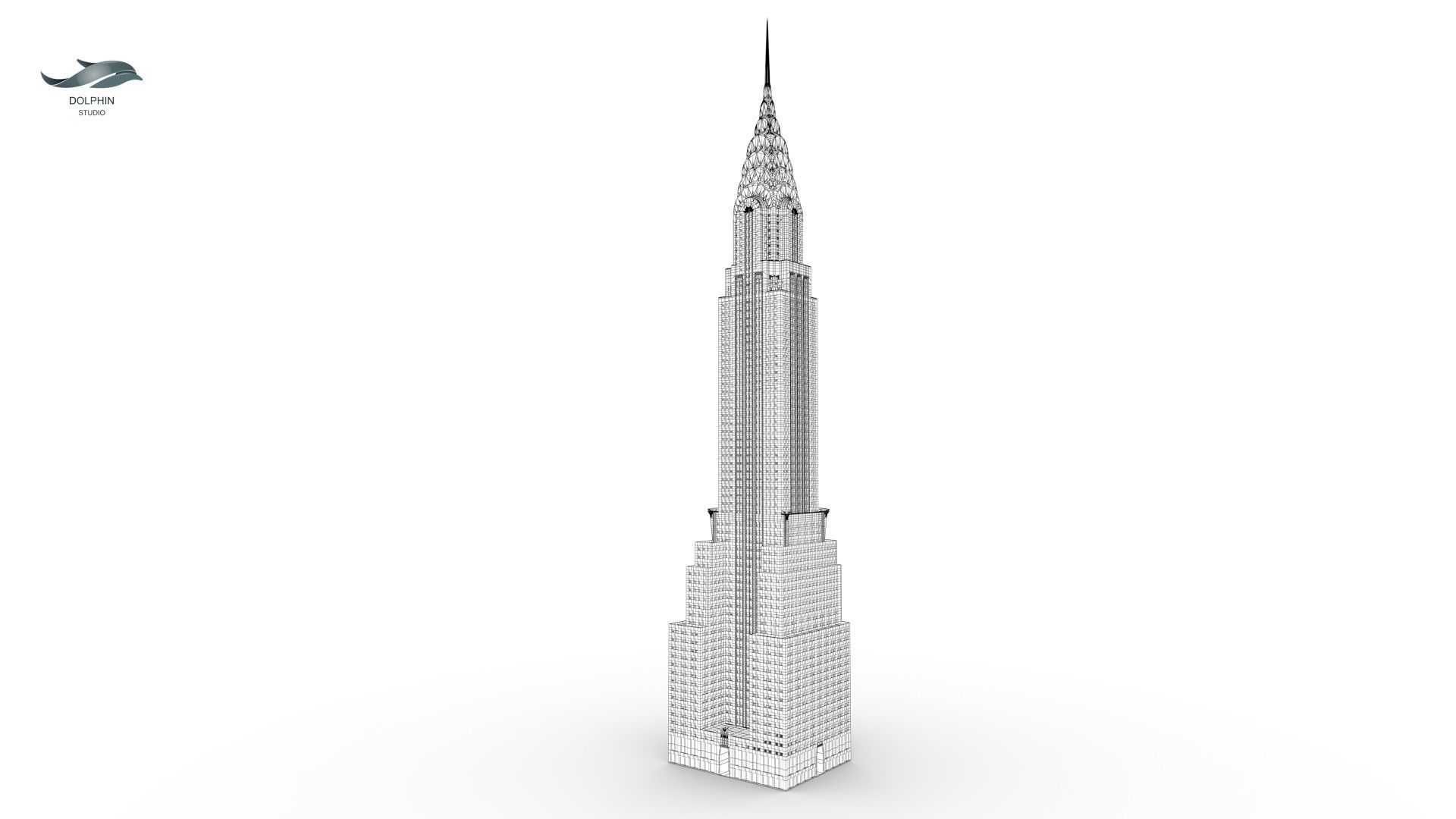 Chrysler Building 3D print model_13