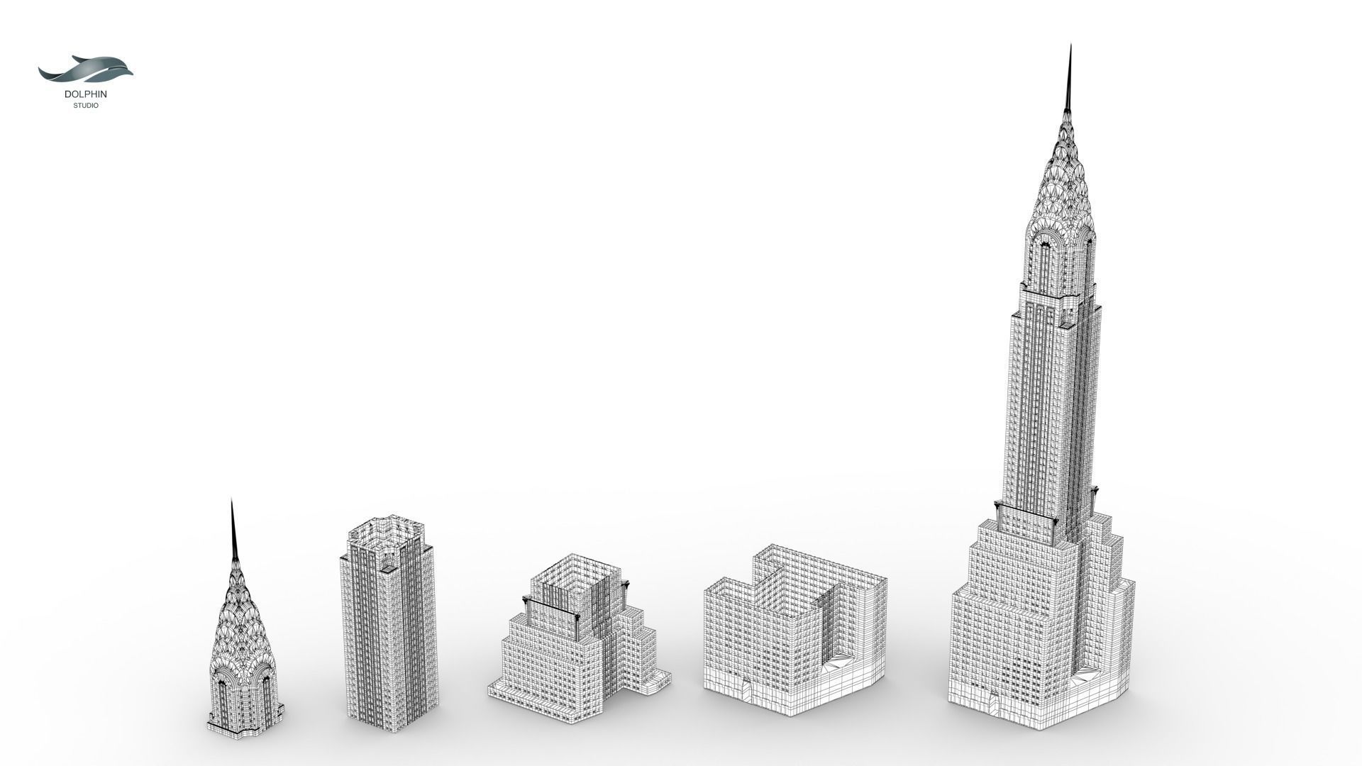 Chrysler Building 3D print model_19
