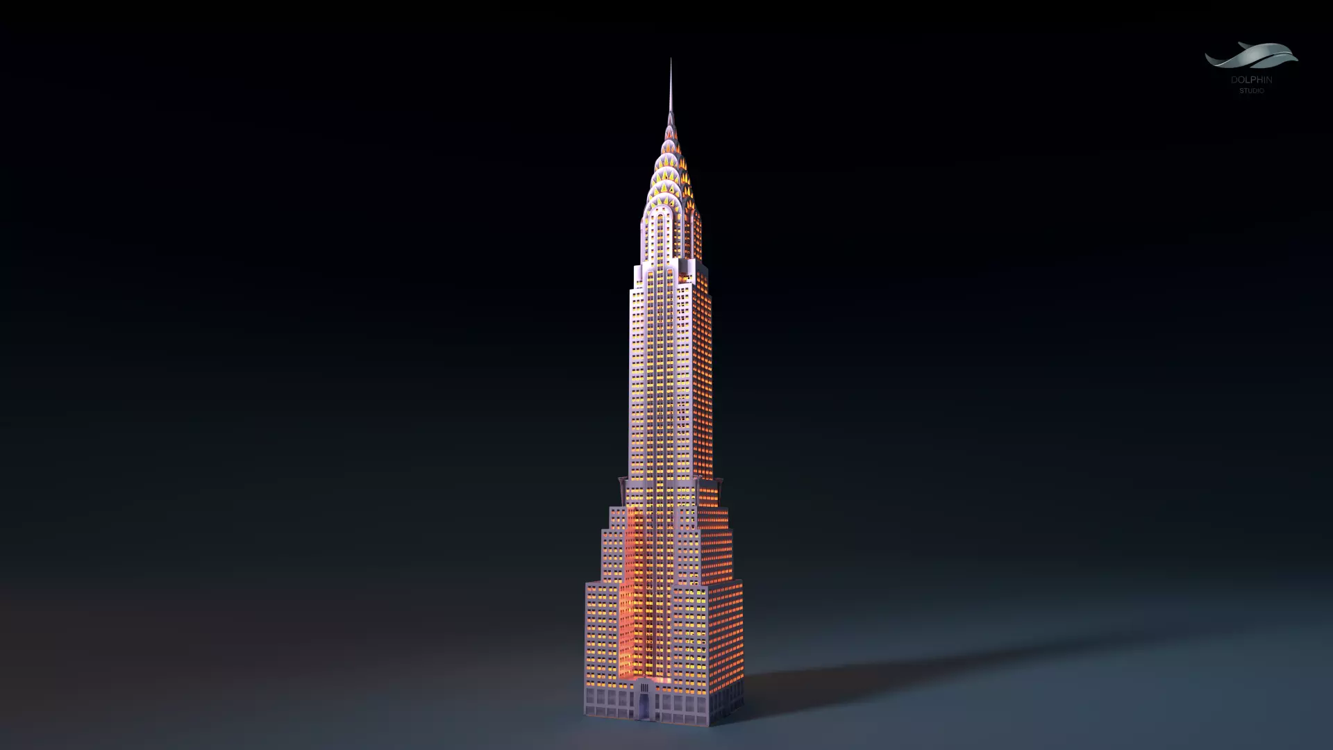 Chrysler Building 3D print model_0