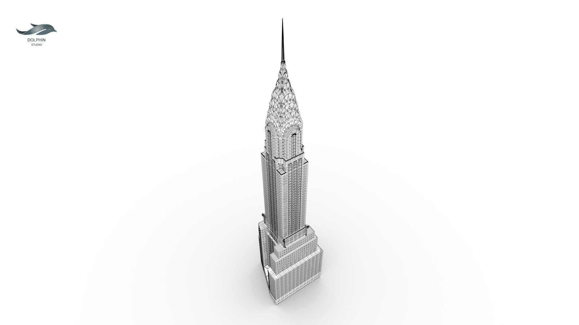 Chrysler Building 3D print model_17
