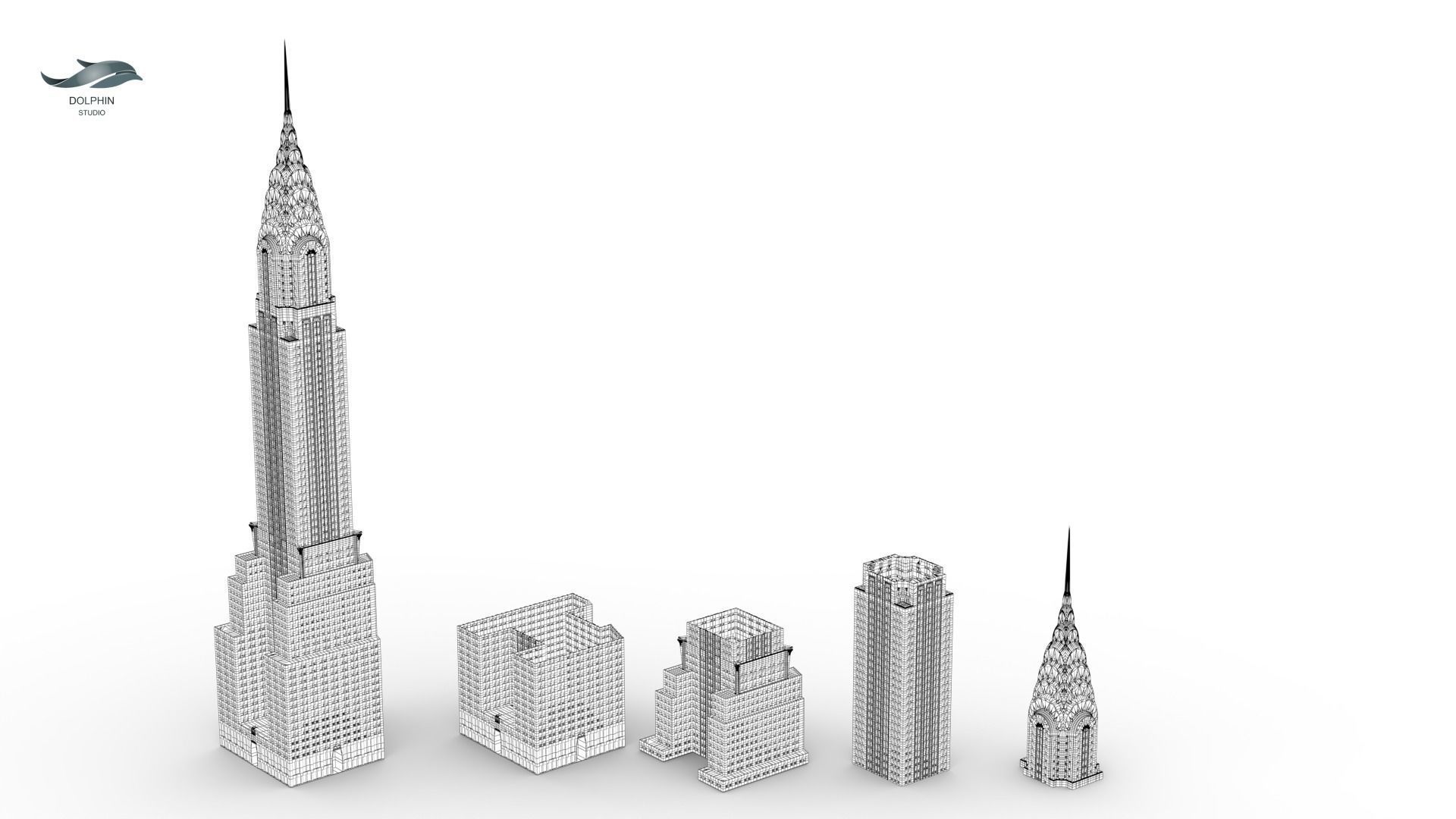 Chrysler Building 3D print model_18